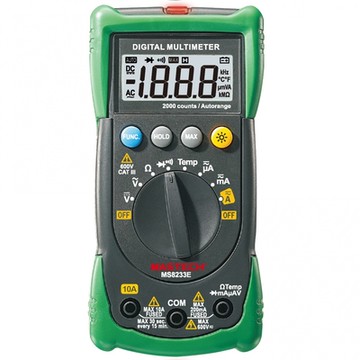 MASTECH 邁世 MS8233E 數字萬用表