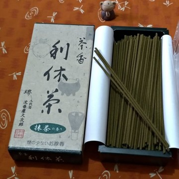 [禾日選香 茶香熱銷第一] 大阪 奥野晴明堂 利休茶 抹茶香氣 白檀利休 利休椿 松茸香 沈香夢櫻 花香 堺 日本線香