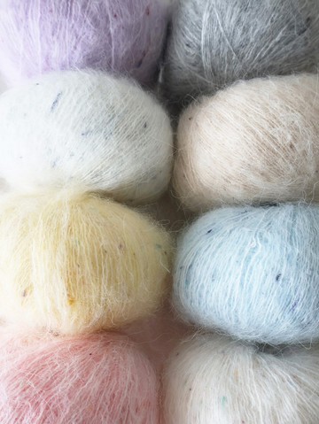 超百搭混線 澳洲糖霜馬海毛 羊毛線 混線