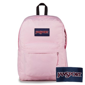 【JANSPORT】SUPERBREAK PLUS後背包26L『EX0粉紅』0A4QUE 戶外 露營 健行 休閒 時尚 旅遊 書包 後背包