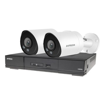 AVTECH 昌運監視器組合 DGD1005AX-U1 4路 主機+DGC5104AFW 5MP 全彩槍型攝影機*2(以新款DGC5104MATW出貨)