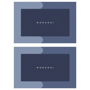 94要便宜 珪藻土地墊 軟款 Set 2 天然橡膠 珪藻泥纖維  40 x 60cm  莫蘭迪藍