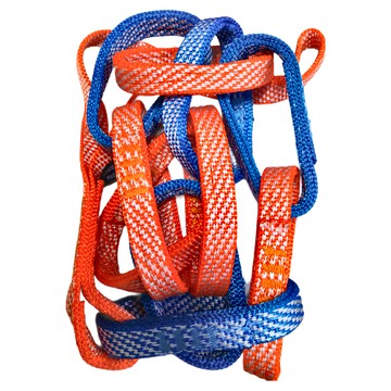 EAMKEVC 伊凱文 B.R. 環式繩練 單環拉力3000 kg 鍊狀拉力2000kg 厚度3公厘 材質Dyneema 迪尼碼  120 x 2cm  藍紅色