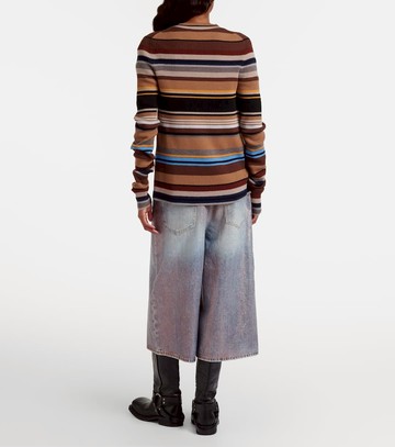 Acne Studios Coated denim culottes