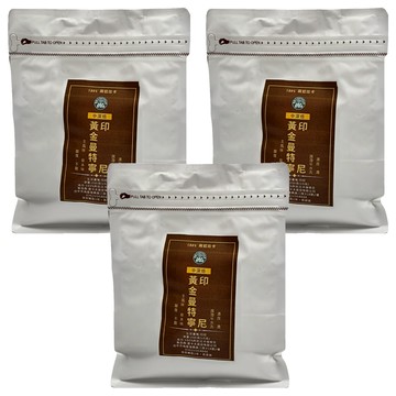 eCOFFEE 壹咖啡 精品莊園 印尼 黃金曼特寧  Whole Bean  200g  3包
