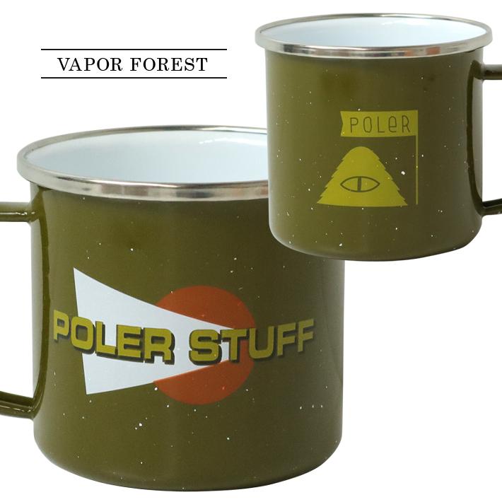 マグカップ POLER CAMP MUG ポーラーアウトドアスタッフ コップ キャンプ アウトドア ピクニック 野外フェス サーフィン スケボー