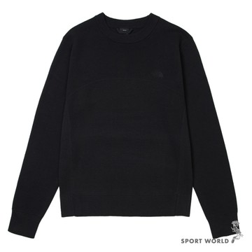 The North Face 北面 長袖上衣 男裝 大學T 棉質 黑【運動世界】NF0A8CYSJK3