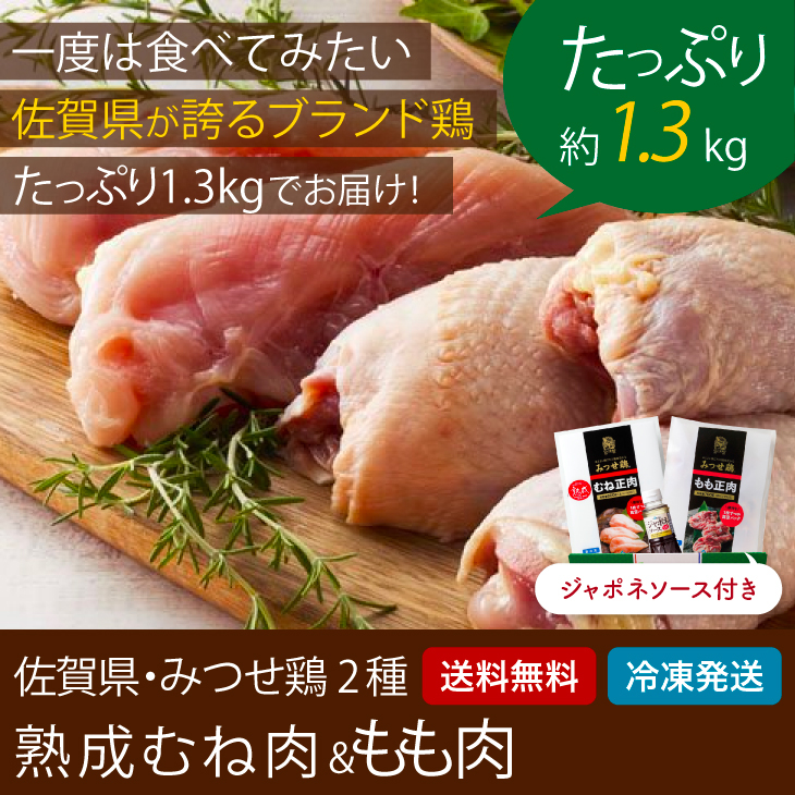 九州 お取り寄せ 熟成むね肉 もも肉 ブランド鶏 大容量 かんたん調理 贈答 ギフト みつせ鶏本舗 冷凍