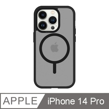 TOYSELECT iPhone 14 Pro 6.1吋 BLAC Aurora極光霧透 MagSafe iPhone手機殼 靜謐黑