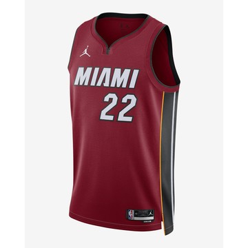 【NIKE】MIA MNK DF SWGMN JSY STM 22 男 籃球背心 NBA 球衣 熱火隊 紅色-DO9532608