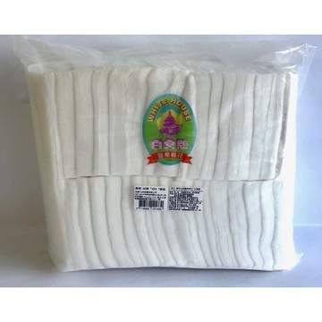 白色方塊切棉 4X4 ~ 1磅450G/包