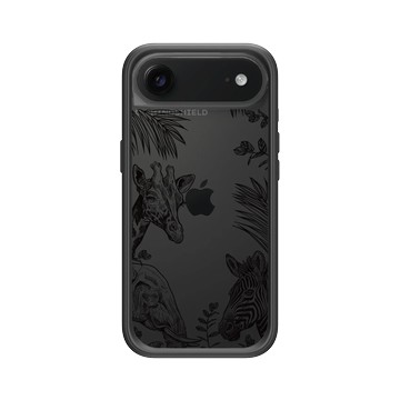 iPhone Air Mod NX -邊框背蓋組合 (相機按鈕) 黑 - MYMY REVERZ TATTOO - 叢林