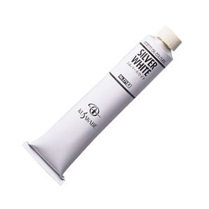 クサカベ 油絵具 シルバーホワイト 20号（110ml） (3本パック)