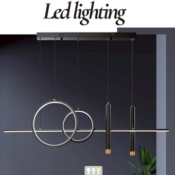 LED三色變光簡約吊燈 11-20251