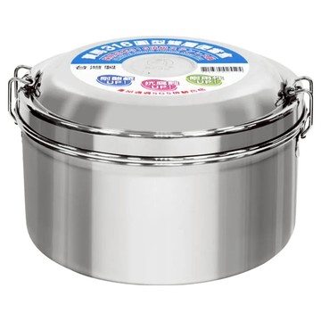 Pearl Horse 寶馬 316圓形雙層便當盒 12cm SUS316不銹鋼 台灣製造  TA-S-126-12  1個