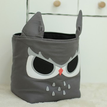 韓國 Hello HiZoo - 手工製動物造型多功能收納籃-貓頭鷹