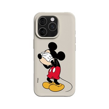 iPhone 16 Pro SolidX 貝殼灰 - 迪士尼-米奇 Mickey - 遮眼米奇