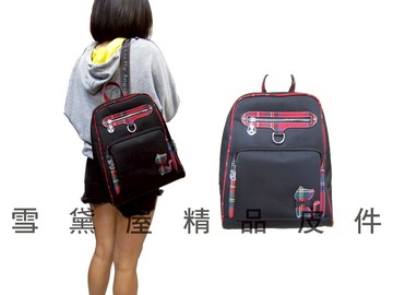 限時 滿3千賺10%點數↘ | ~雪黛屋~Crown-Bear 後背包中小容量進口專櫃防水防水尼龍布材質耐磨耐承重量外出休閒百搭時尚隨身品C668