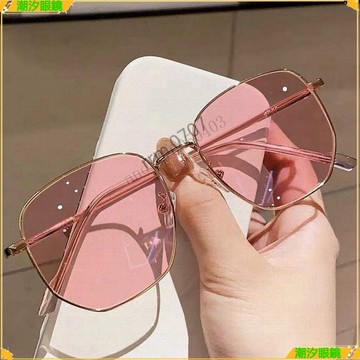 👓變色近視眼鏡👓韓版潮流變色近視眼鏡 大框顯臉瘦近視眼鏡 有度數無度數眼鏡 鍍藍膜近視眼鏡 近視眼鏡  眼鏡