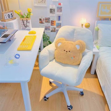電腦椅子沙發少女久坐舒服心臥室家用宿舍懶人靠背椅子學習辦公椅「限時特惠」