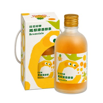 即飲醋 【THIS味販賣部】日日好酵 鳳梨康普酵素300mlx3瓶(禮盒)