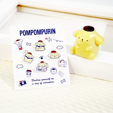 【STORY故事銀飾】PomPomPurin系列-造型耳環組-布丁狗旅行趣款