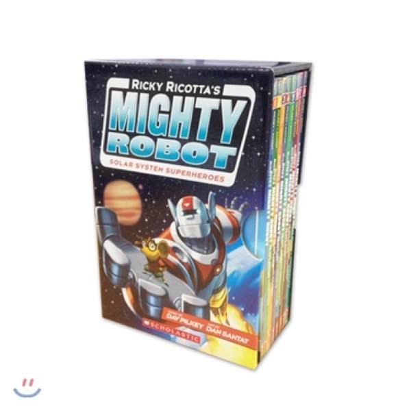 Ricky Ricotta s Mighty Robot Set（Book 1~8）Dav Pilkey