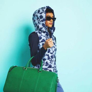 【G/FORE】TONAL FLORAL NYLON PUFFER VEST 背心外套