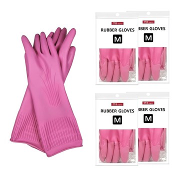 Draw Life 橡膠手套  粉色  中(M)  5雙