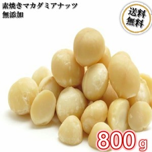 素焼きマカダミアナッツ 800ｇ 送料無料　高品質なマカダミアナッツ使用 大人気！マカダミアナッツ　素焼きナッツ【無添加・無塩・植物油