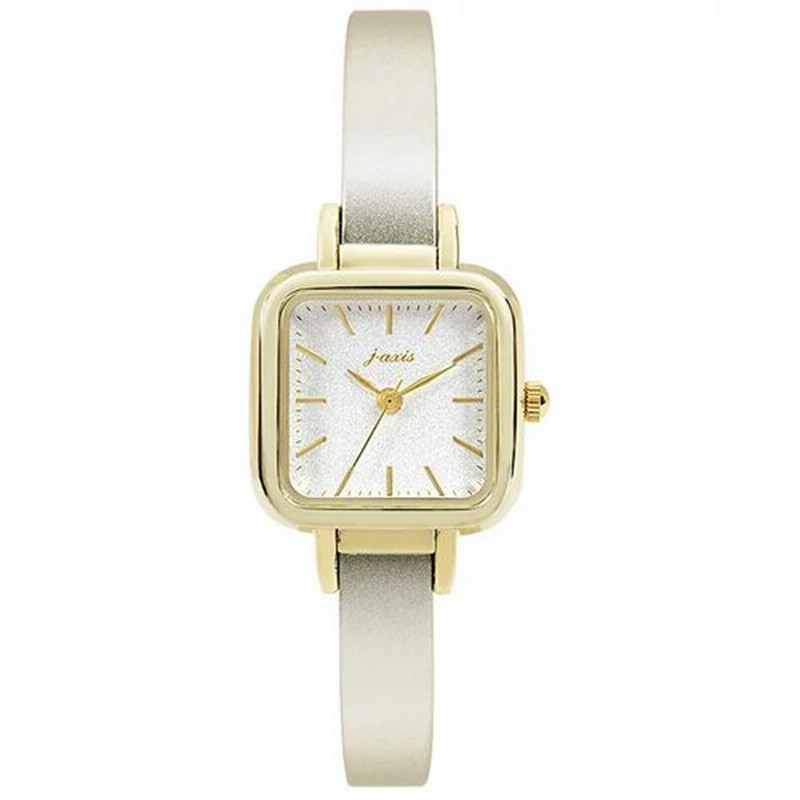 サンフレイム J Axis レディースウォッチ 腕時計 スクエア バングルウォッチ アイボリー Bl1219 Iv 取 通販 Lineポイント最大0 5 Get Lineショッピング