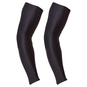 加長型彈力加壓護臂套 2個裝  1個  黑色  L