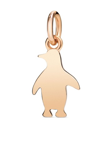 Dodo - 9kt rose gold Penguin charm - women - 9kt Rose Gold - One Size