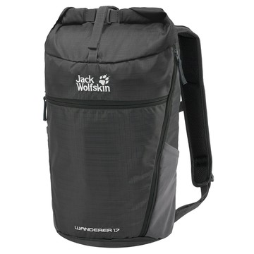 Jack Wolfskin Wanderer 17+7L 休閒旅遊後背包 背包客『經典黑』