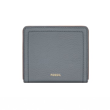 Logan 真皮RFID防盜短夾-藍色 SL7829450