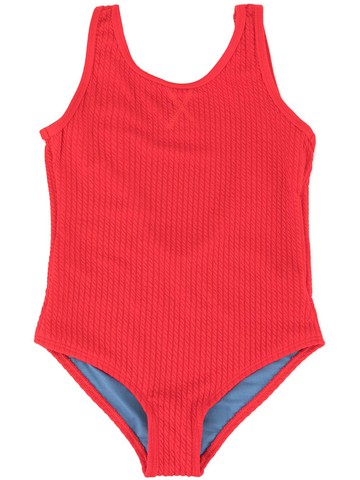 Duskii Girl - Yara textured swimsuit - kids - Polyester/Spandex/Elastane - 8 yrs