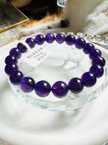 小精品濃色紫水晶9.5mm25.35g著名智慧之石貴人緣廣結人緣