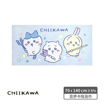 吉伊卡哇浴巾-剪絨印花浴巾