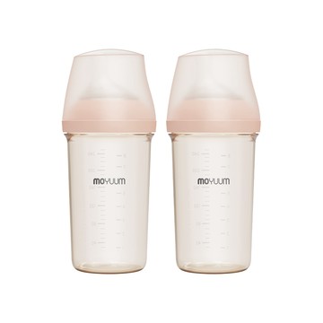 MOYUUM mov.aa PPSU圓口偏心奶瓶 成長雙瓶組 250ml
