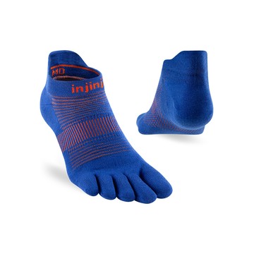 INJINJI Run輕量吸排五趾隱形襪NX(藍寶石)-NAA1335-COOLMAX 快乾襪 吸濕排汗 五趾襪 日常