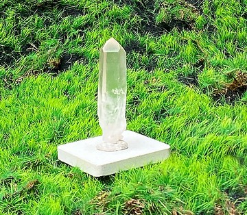 能量擺飾-天然冰透白水晶原礦能量柱  療癒 開運 淨化 快速出貨