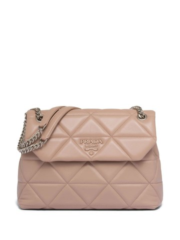 Prada - Large Prada Spectrum nappa leather bag - women - Metal/Nylon/Nappa Leather - OS - Neutrals