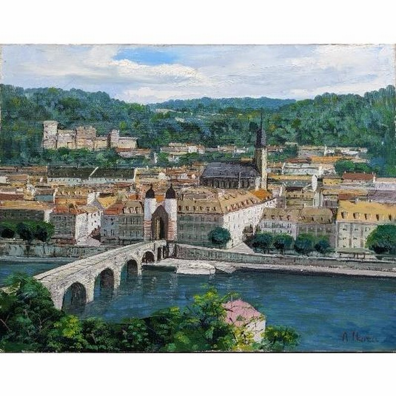 絵画 油絵 F6サイズ（6号） 生田 明 ハイデルベルグ（ドイツ） 通販