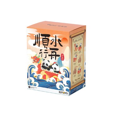 52TOYS PANDA ROLL 胖噠 順水行舟系列盲盒手辦公仔盒玩 (單入隨機出貨)