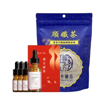 【熱銷代謝獨售組】液態三重酸煥膚精華30ml+8%杏仁酸淨痘精華5mlｘ3+翰方御品 順孅茶(7入)+瞬暢凍(10入)ｘ2