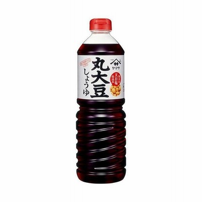 ヤマサ醤油 丸大豆しょうゆ 1Lペットボトル×6本入｜ 送料無料