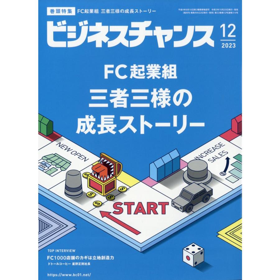 翌日発送・ビジネスチャンス　２０２３年　１２月号