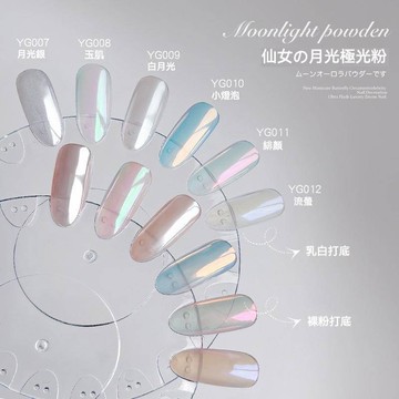 現貨｜ 美甲 細緻月光粉 銀色魔鏡粉 月光仙女粉 珍珠粉 冰透幻彩極光粉 鏡面粉 幻彩鏡面  海莉款 偏光珍珠粉