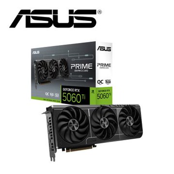 華碩 PRIME-RTX5060Ti-O16G 顯示卡+華碩 PRIME 850W ATX3.0 金牌AP-850G 電源供應器