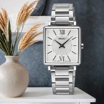 SEIKO 精工 CS 摩登時尚長方形女錶(SWR111P1/4N30-00N0S)